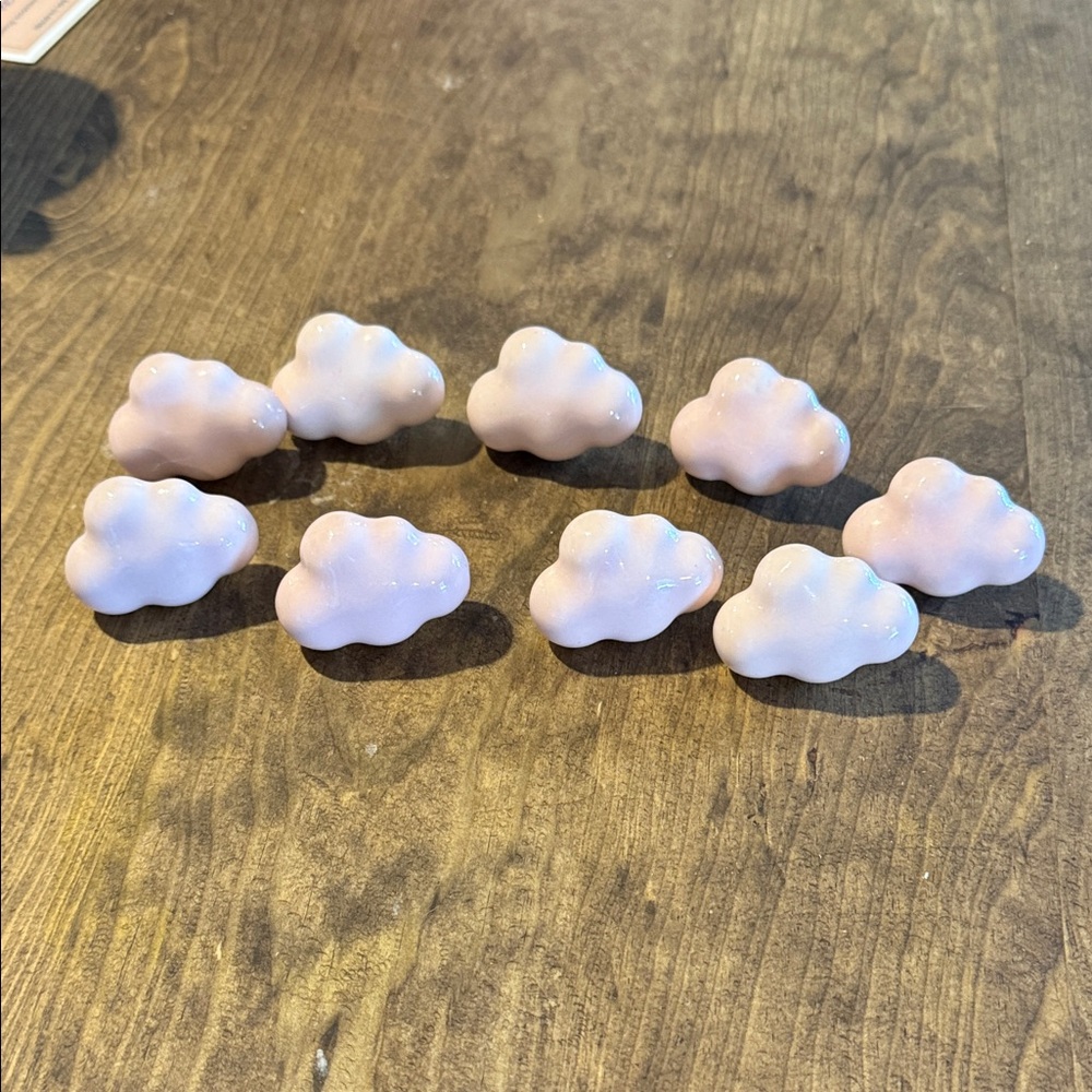 Baby Pink Cloud Shaped knobs/drawer pulls